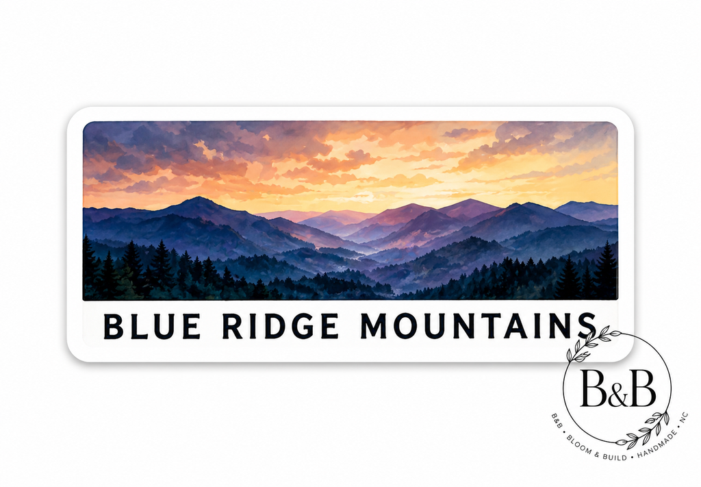 Blue Ridge Mountain Collection (full set 15 stickers)