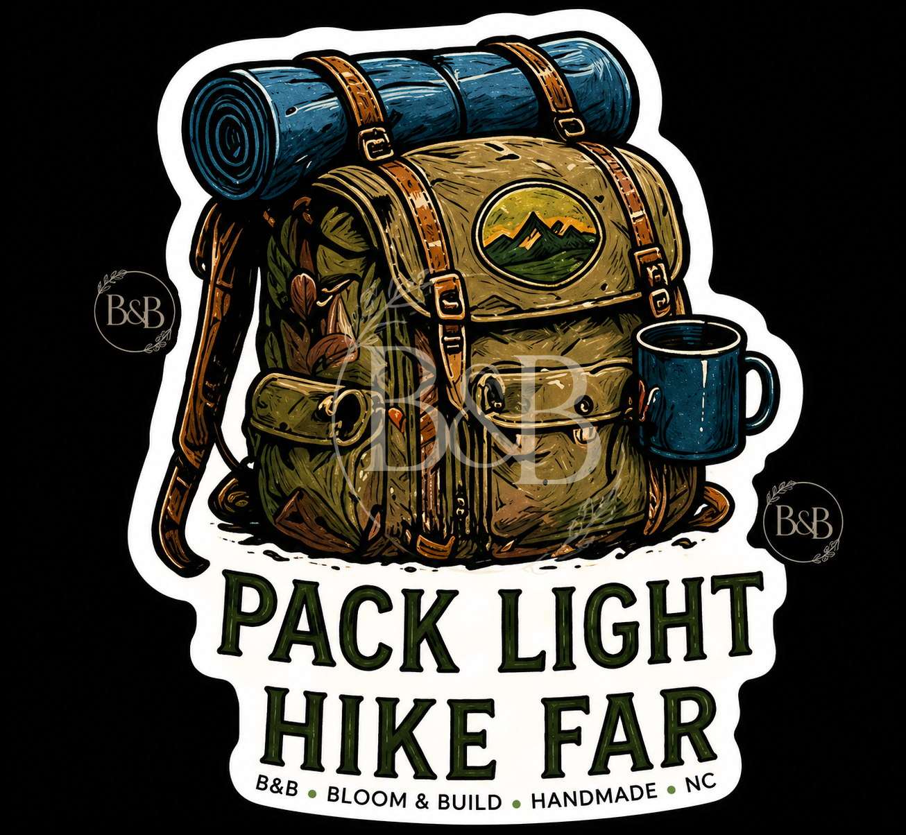 Hiking collection (full set 15 stickers)