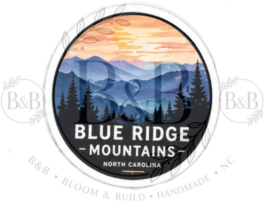 Blue Ridge Mountain Collection (full set 15 stickers)